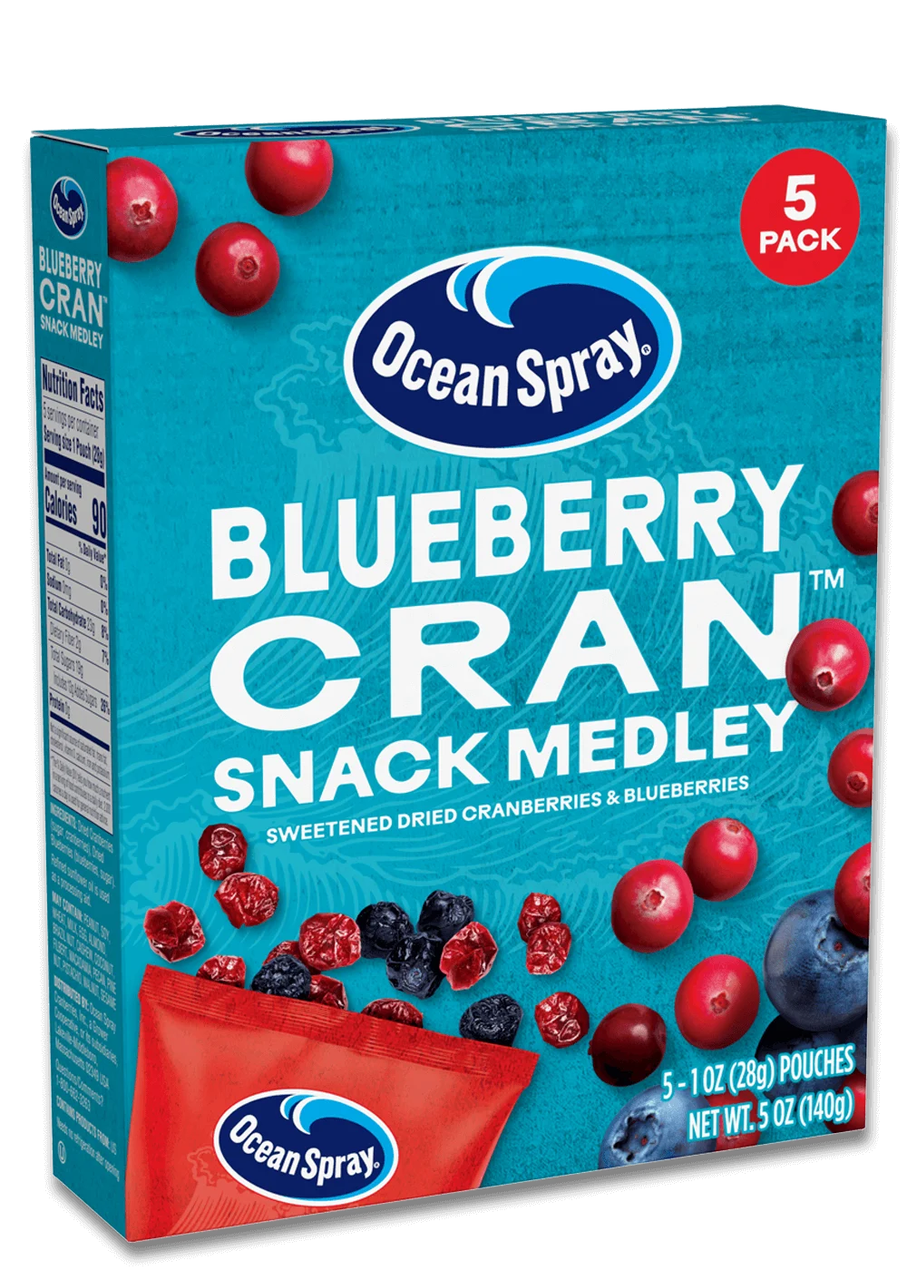 Ocean Spray® Blueberry Cran™ Snack Medley front image.